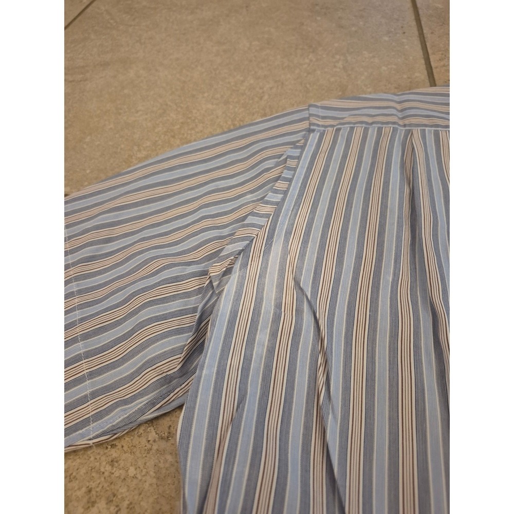 Loro Piana Men Short Sleeves Shirt - 100% Cotton - Size: Medium - Picture 12 of 14